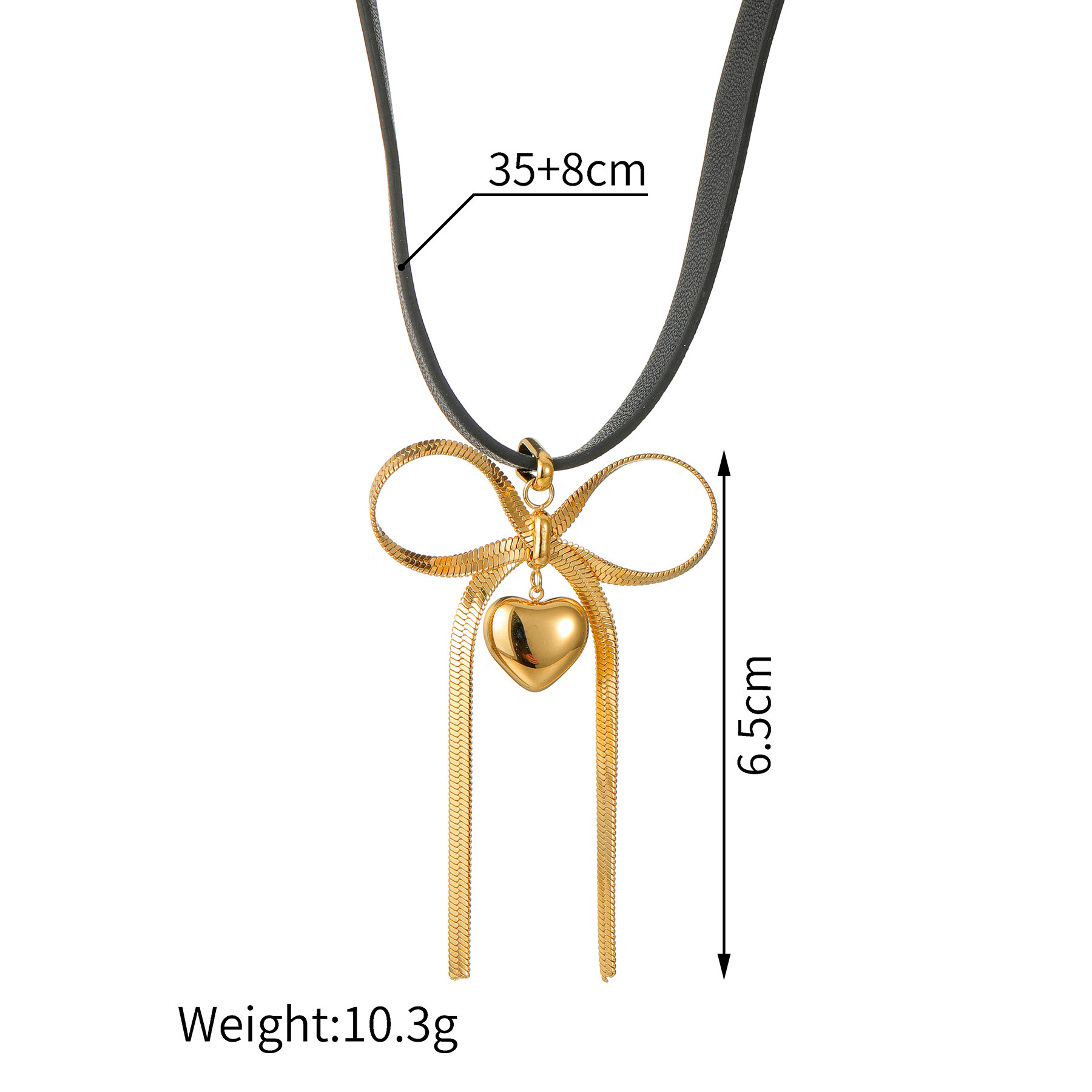 8g Weight Vacuum Plating Gold Plating Process 18K Real Gold Plated Plating Material Stone-Free Inlay Material Charms, Rings, Earrings, Ear Studs, Choker, Necklace Classification Daily Occasion 304 Stainless Steel Material Heart Shape, Bow Knot Pattern Women's Gender IG Style Style Bowknot Craft Vacuum Plating Heart Shape Bow Knot 304 Stainless Steel IG Style Charms Rings Earrings 4