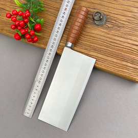 手工家用切菜切肉片刀具不锈钢菜刀实木防滑手柄厨房厨具锋利厂家