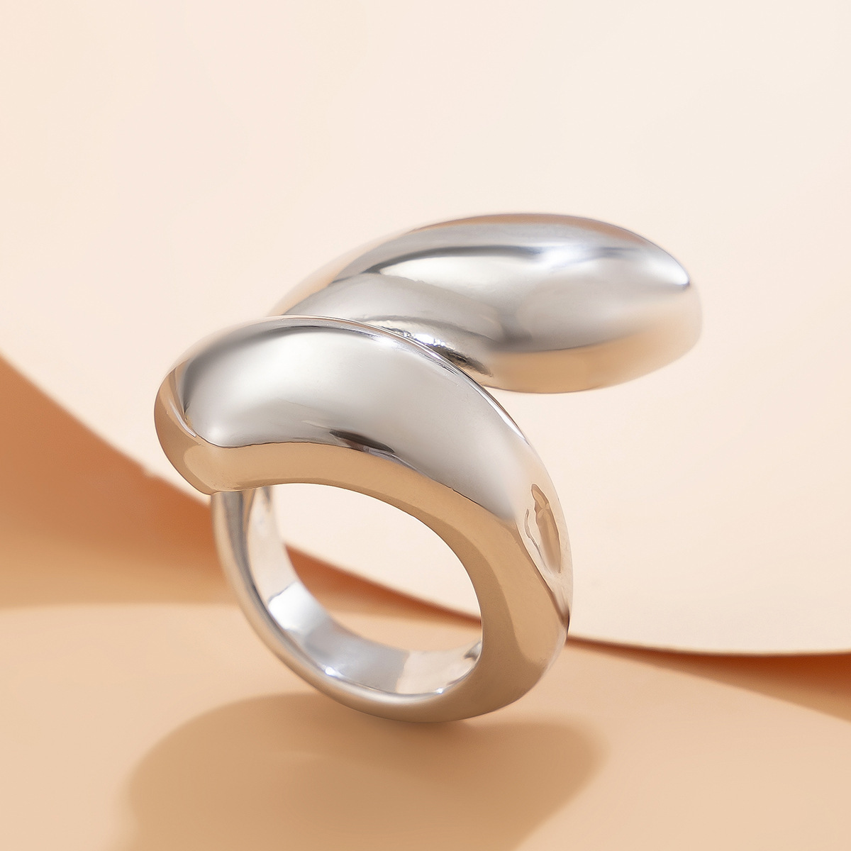 9g Weight Open Rings Classification 1 Piece Quantity Holiday, Banquet, Travel Occasion Alloy Material Geometric Pattern Women's Gender Plating Design Casual, Elegant, Lady Style Casual Elegant Lady Geometric Alloy Plating Women's Open Rings 33