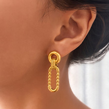 ����ŷ������Ʒ�����18K��ɫ����ѹ����Բ������Լʱ�ж�Ȧ��Ȧ