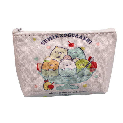 Cross-border new cute creative PU coin purse corner biological key bag coin bag mini children's bag small wallet