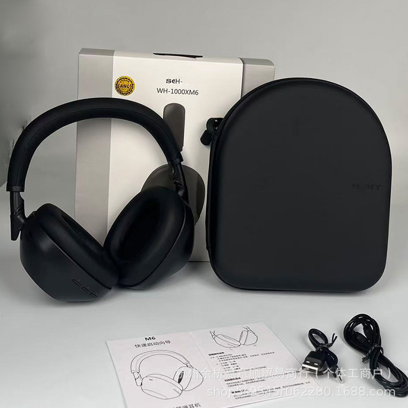 Exclusively for Export, Wh-1000Xm6 Anc Noise-Cancelling Wireless Bluetooth Headphones for Sony, Full-Coverage Over-Ear Design