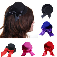 外贸亚马逊热销幼儿园舞台表演小礼帽发饰发夹速卖通热卖黑色批发