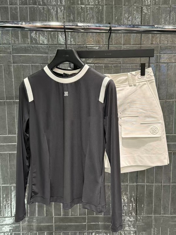 25夏季薄款高尔夫服装女士冷感防晒速干长袖|undefined