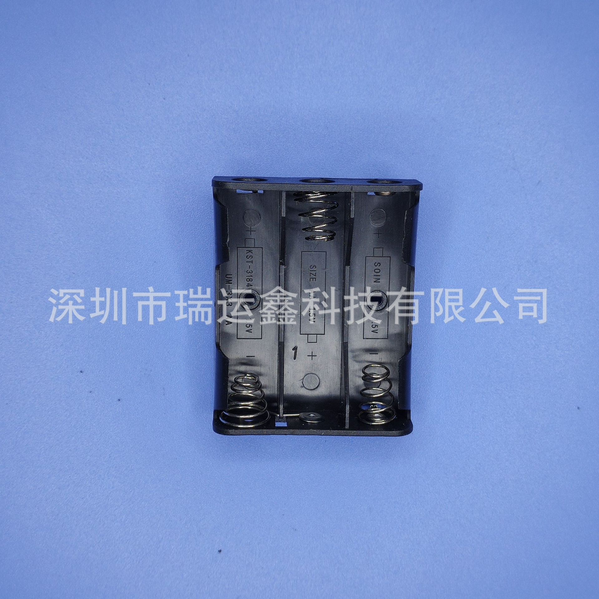 5号 7号 电池盒3节带插针可焊接 三节五号/七号电池座带焊针