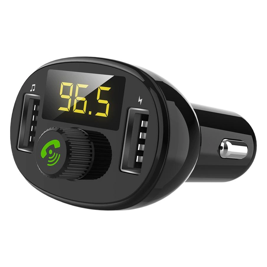 BT23 Bluetooth Автомобильный MP3 плеер громкой связи автомобильный прикуриватель FM-карта вставка машина цифровой дисплей USB автомобильное зарядное устройство