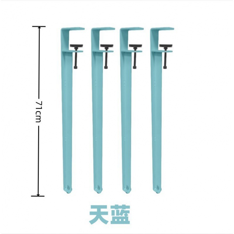 免打孔桌脚支架桌腿办公木板茶几可移动升降桌子腿支撑架方桌圆形|undefined