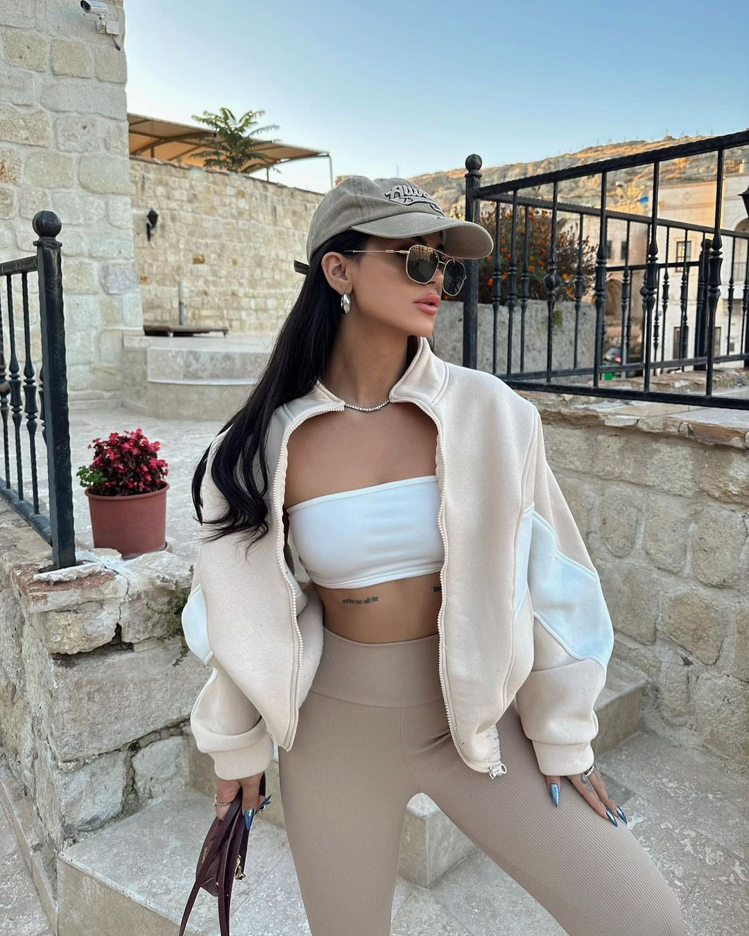 Women's Clothing Loose Casual Versatile Top Long Sleeve Color Block Stand Collar Jacket for Women_voghion.com