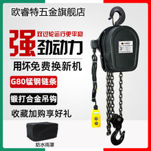 环链电动葫芦三相380v1吨2吨3/5吨10t群吊家用两相220V倒链提升机