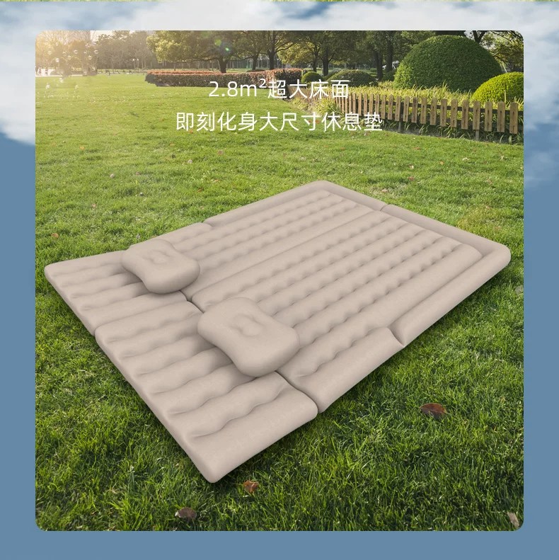 Car inflatable bed, in-car sleeping gadget, SUV rear trunk leveling pad, air mattress, camping mattress