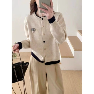 别致洋气毛衣外套女2025新款春装韩系穿搭针织开衫宽松超好看上衣