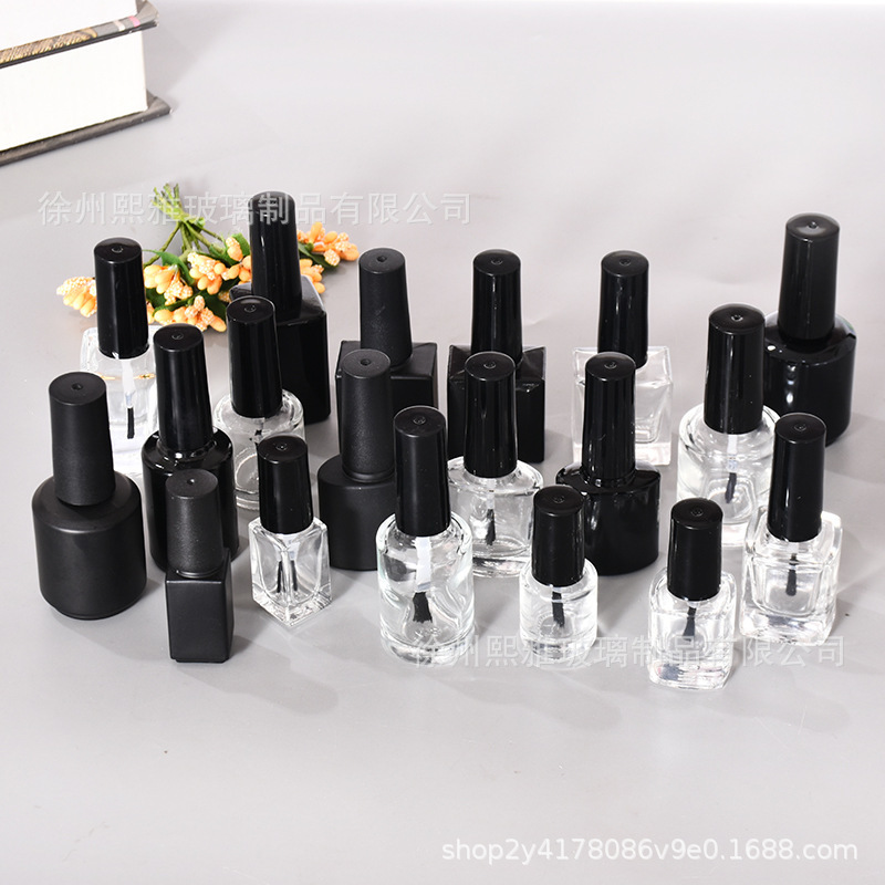 New 5ml Nail Polish Empty Bottle with Glass Brush, 10ml Refillable Bottle, 15ml Small Cosmetic Bottle New 5ml Nail Polish Empty Bottle with Glass Brush, 10ml Refillable Bottle, 15ml Small Cosmetic Bottle