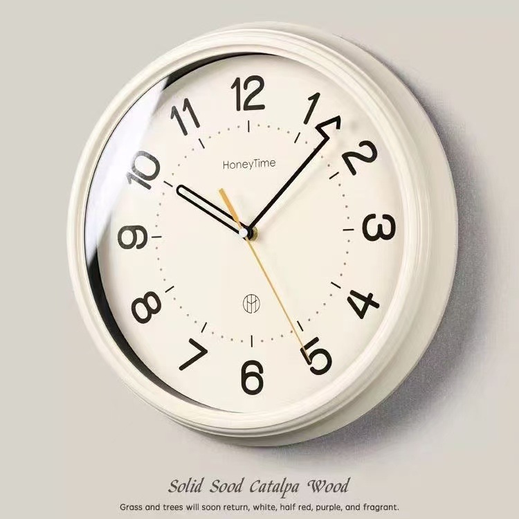 Silent Wall Clock Wall Clock Living Room 2023 New Simple Modern Popular Classy Classy Restaurant Time Clock