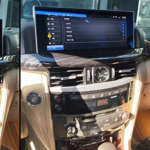 Подходит для Lexus LX 570 2008–2015, навигация на Android с большим экраном, обновленная LX570 с большим экраном центрального блока