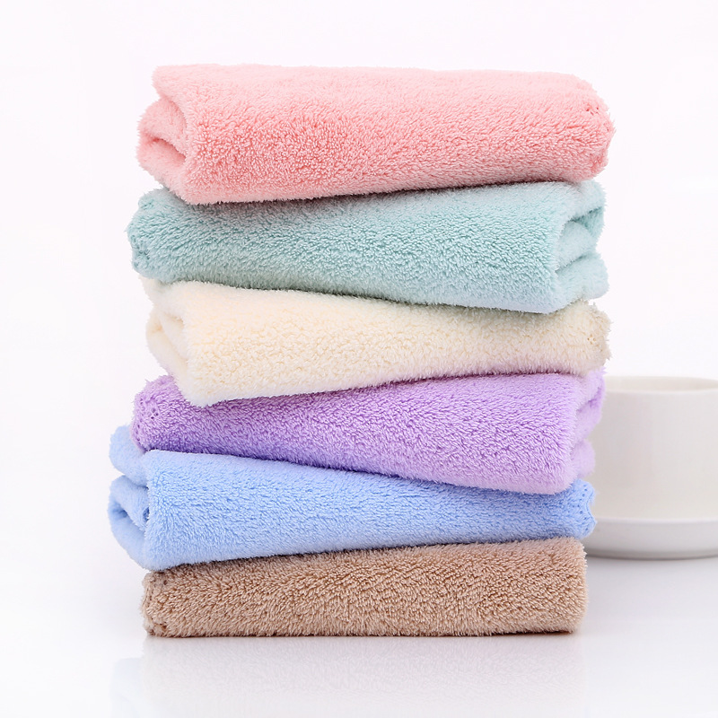 30×30小毛巾清洁抹布擦脸巾多用小方巾吸水批发直销