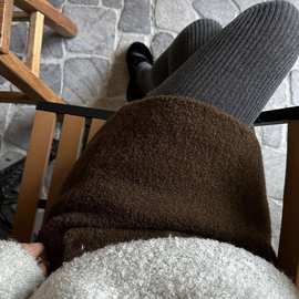 尺寸已更新 韩国设计师荷静同款气质优雅复古毛昵半裙短裙女装