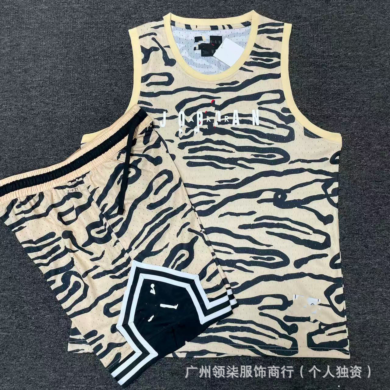 Nuevo chaleco de baloncesto deportivo Flying Man más pantalones cortos secado rápido transpirable relajado diario ocio correr chaleco deportivo image 17