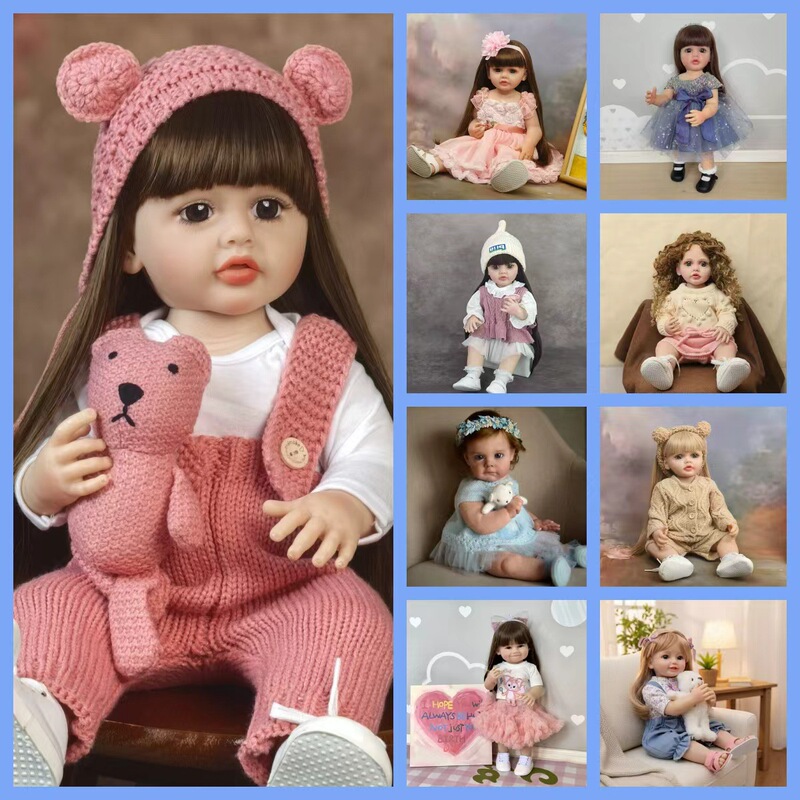 Reborn Doll Silicone Realistic Touch Doll for Pretend Play Кукларебо Reborn Doll Silicone Realistic Touch Doll for Pretend Play Кукларебо