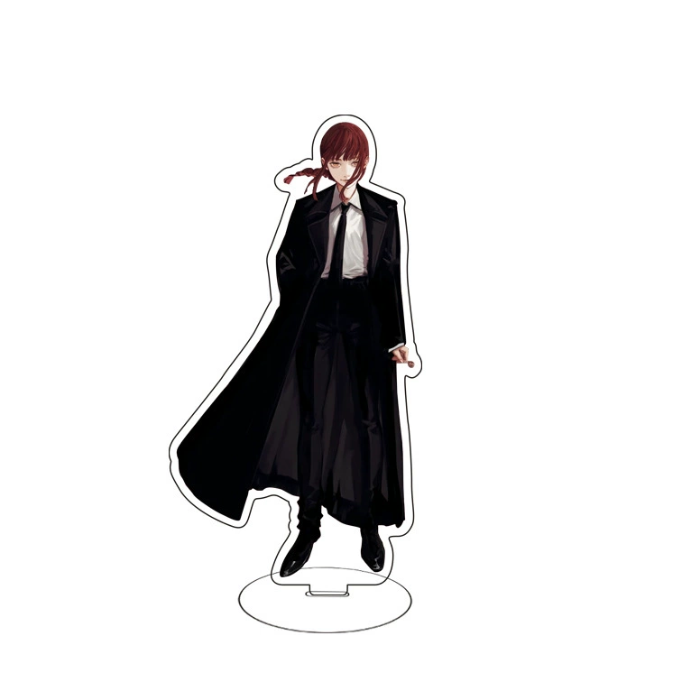 Double-layer Acrylic Stand Chainsaw Man 15 cm, character duo designs, multi-model display