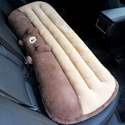 Thickened Battery Car Cushion, Electric car cushion - brown-bear-rear-row-130cmx45cm