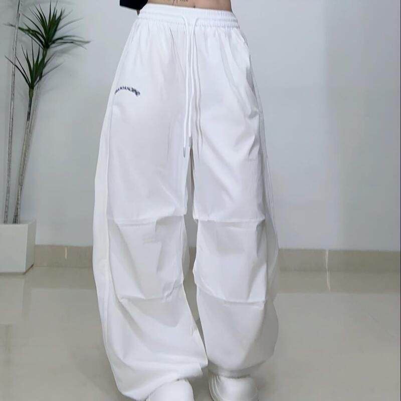 SCK トレンドブランドパンツ プリントワイドレッグカジュアルパンツ 2558 ルーズ|undefined