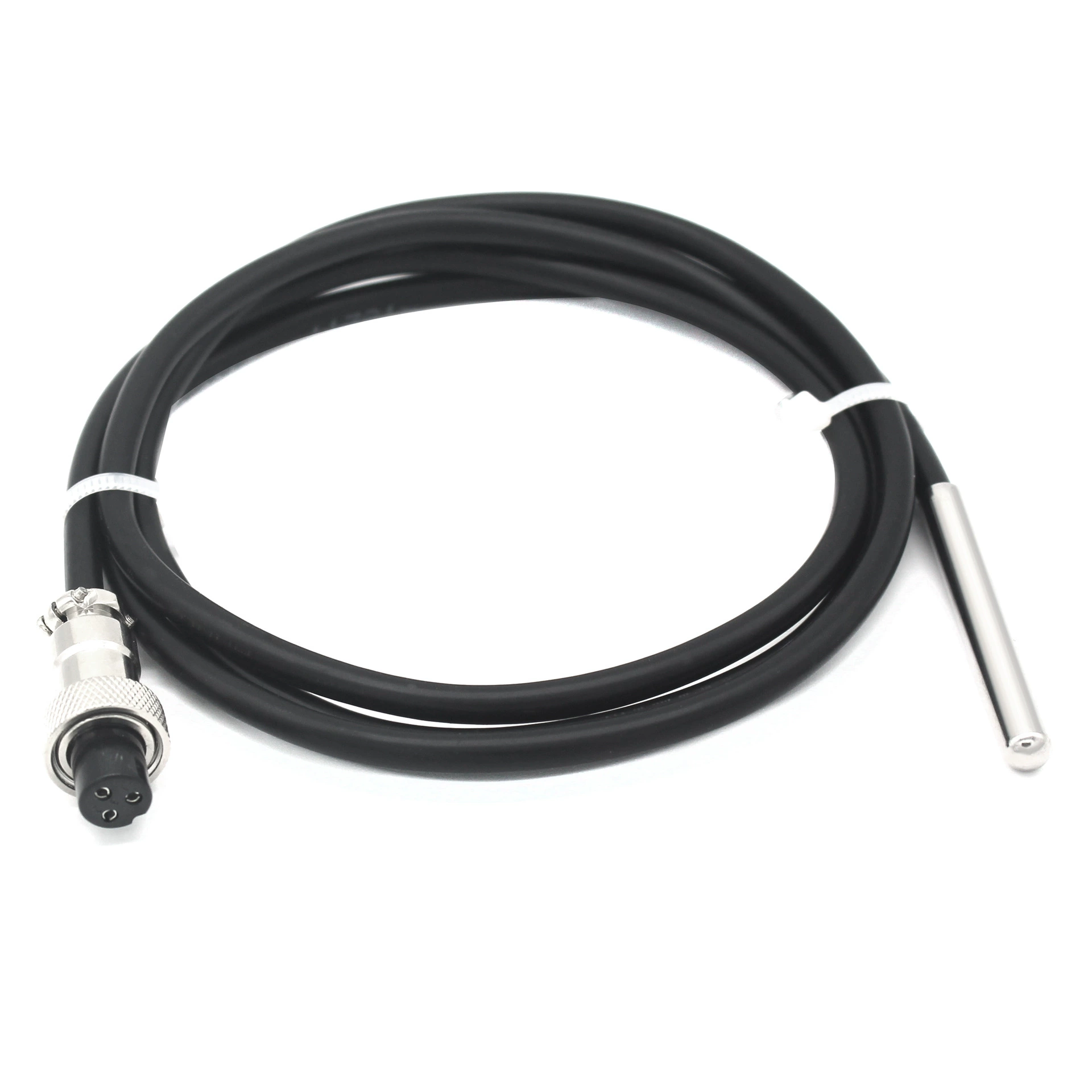 DS18B20 оригинальный цифровой датчик температуры водонепроницаемый корпус из нержавеющей стали датчик температуры воды трехжильный экранированный провод