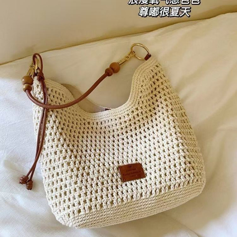 Nanfeng Binhai Weekend Tote Bag Women's Large Capacity Spring and Summer Woven Bag Shoulder Crossbody Straw Woven Bag Holiday Style Nanfeng Binhai Weekend Tote Bag Women's Large Capacity Spring and Summer Woven Bag Shoulder Crossbody Straw Woven Bag Holiday Style
