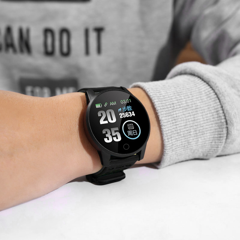 Smart Watch Exercise Blood Pressure Measurement Heart Rate Blood Oxygen Sleep Waterproof Multifunctional Step Meter for Men and Women iOS Android