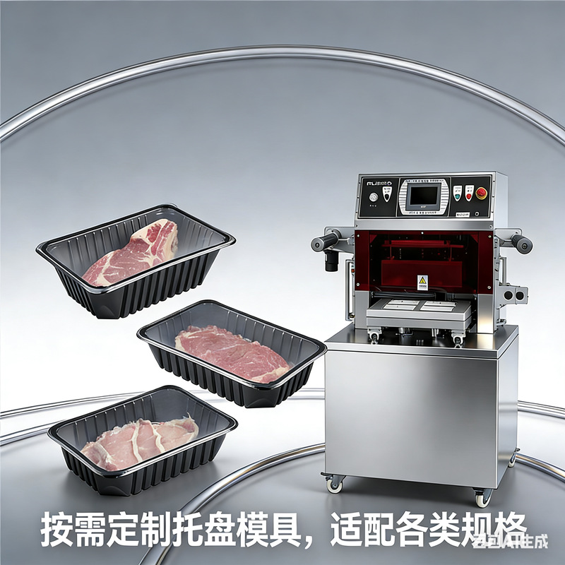 450 máquina de envasado de aire acondicionado al vacío para alimentos y mariscos llenos de nitrógeno aire acondicionado fresco envasado máquina de sellado automático image 5