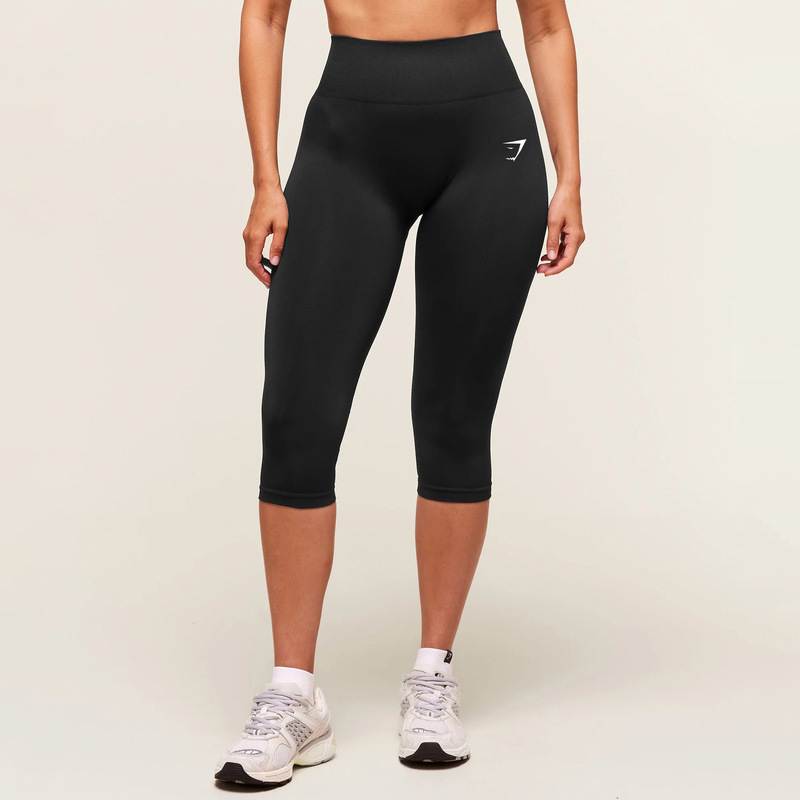 亚马逊Gymshark瑜伽裤七分裤鲨鱼瑜伽裤高弹秋冬百搭运动长裤女|undefined
