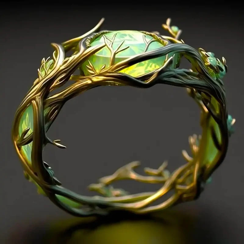 Hongdi Factory European and American Luxury Zircon Palace-Style Ring with Hollow Leaf Vine Design, Light Luxury High-End Jewelry Hongdi Factory European and American Luxury Zircon Palace-Style Ring with Hollow Leaf Vine Design, Light Luxury High-End Jewelry