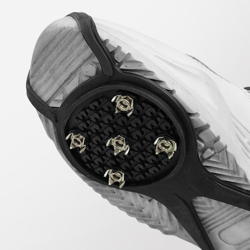 Outdoor crampons snow anti-slip shoe covers simple snow claws ice grip anti-fall shoe spikes chain mountaineering ski equipment on the ice