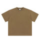 Xuanjia men's clothing 2024 New 190g loose oversize men's cotton T-shirt fashion brand short sleeve blank solid color