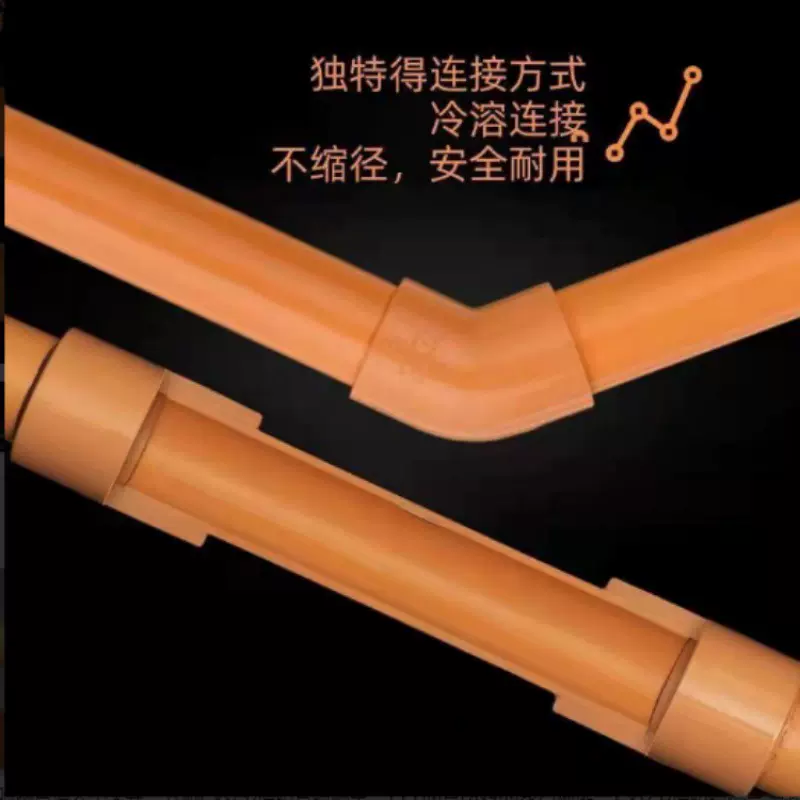 PVC-C消防管道具有耐高温高阻燃氯化聚氯乙烯管道PVC-C消防喷淋管