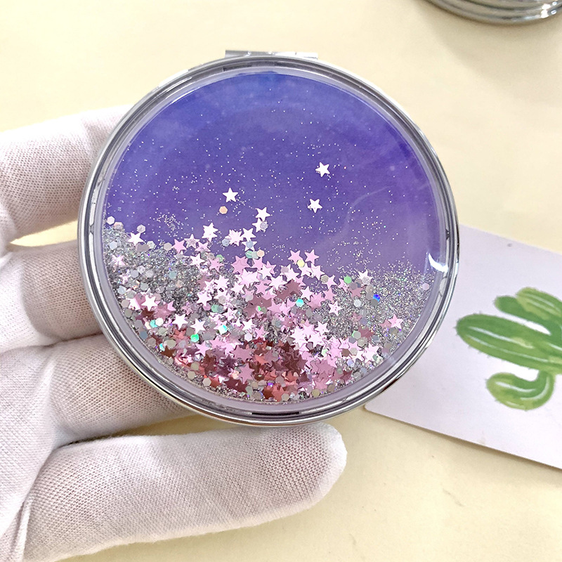 圆形星空流沙镜