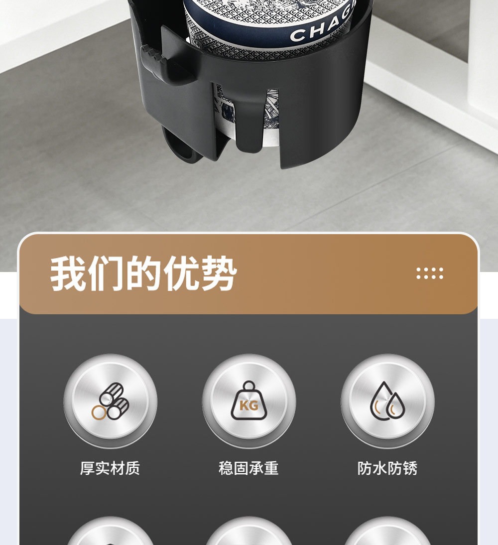 Car-Mounted Home Water Cup Holder, No-Drill Adjustable Metal Clip, Multifunctional Drink Holder, Seat Back Storage Rack