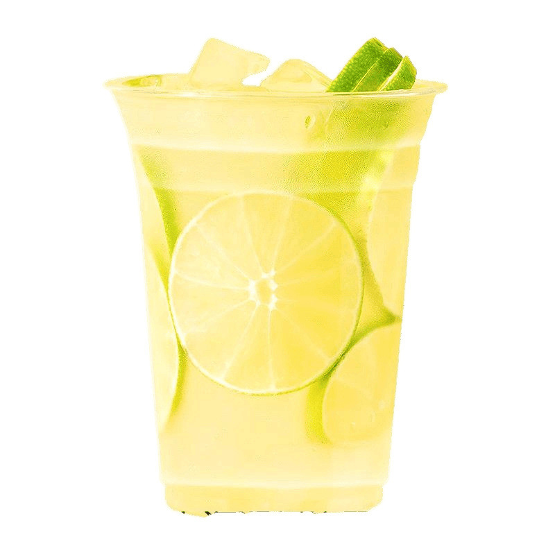 一次性暴打手打柠檬茶杯加厚透明pet塑料杯500ml奶茶果茶带盖商用|undefined