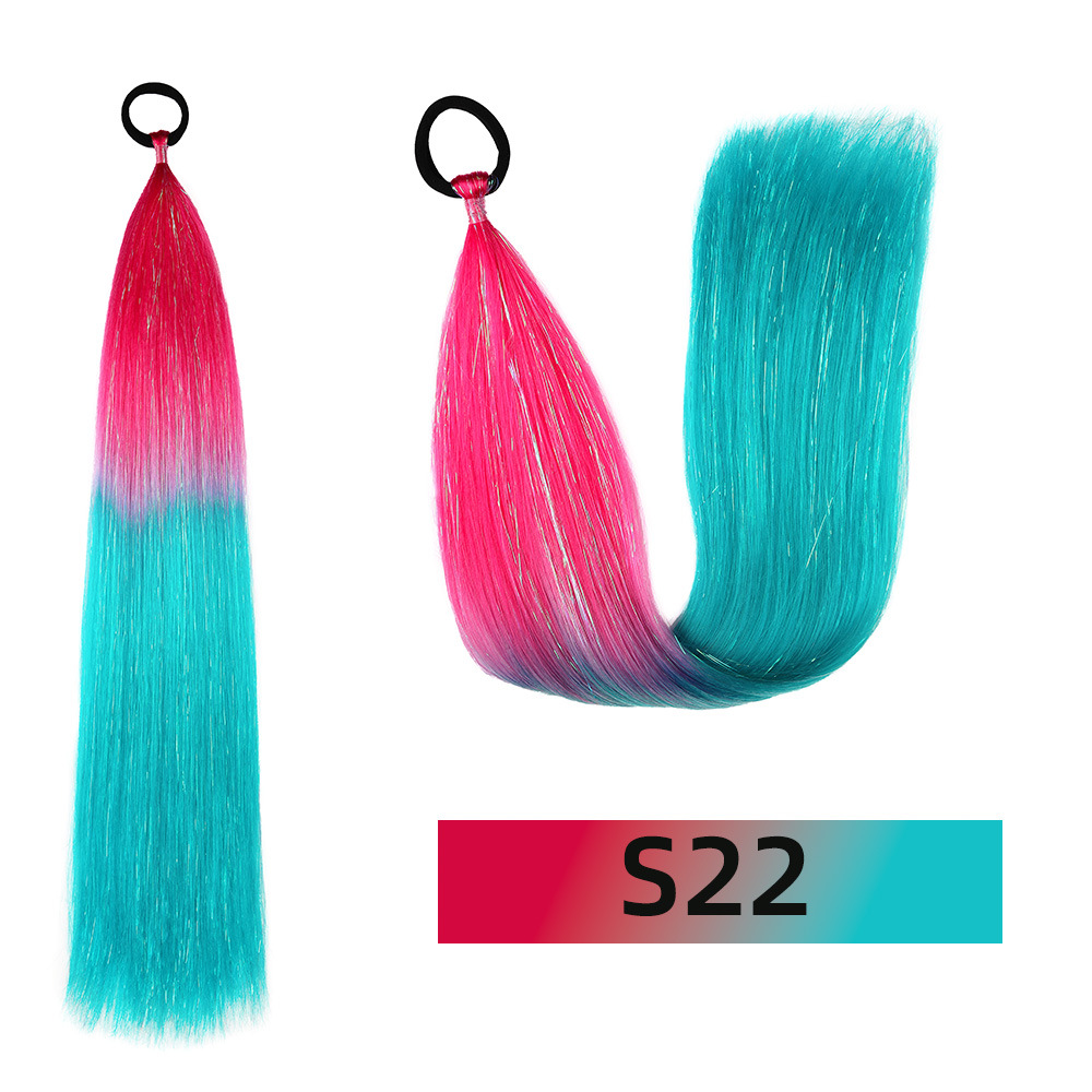 Venta al por mayor de hilo de oro y plata para comercio exterior, para pelucas y coletas de rastas EZ, de un solo hilo, con degradado de colores, para cabello trenzado DIY, hilo láser y trenzas grandes.