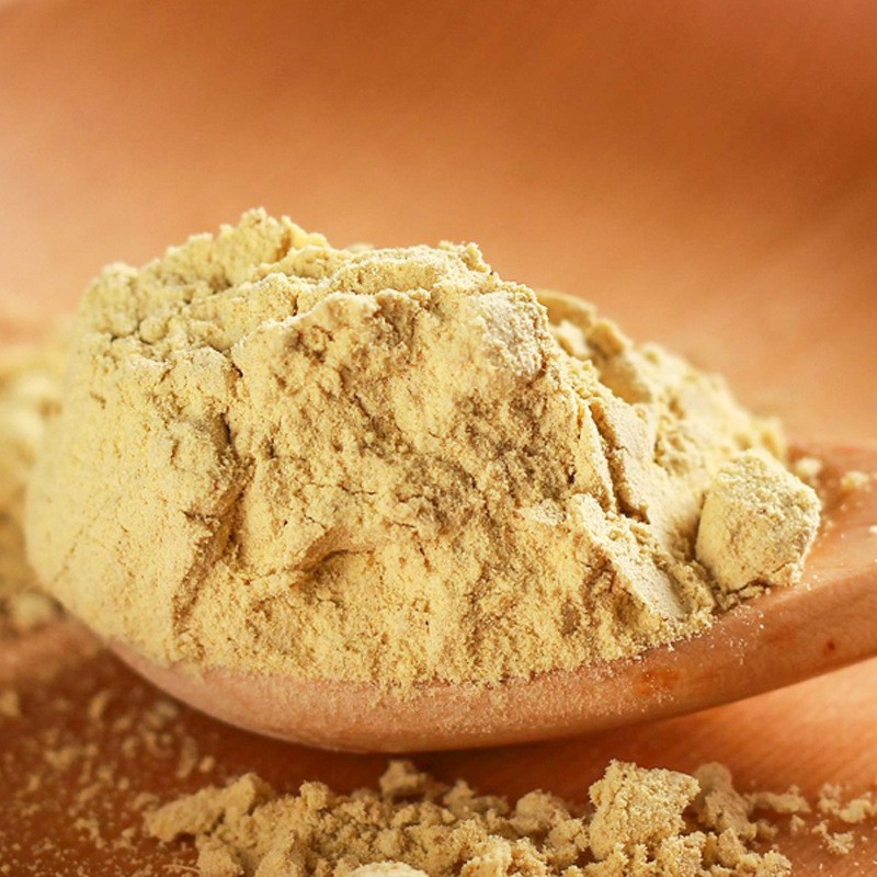 Yunnan Small Yellow Ginger Powder Gan Jiang Fen Dried Ginger Drink Mix 200g Canister in use