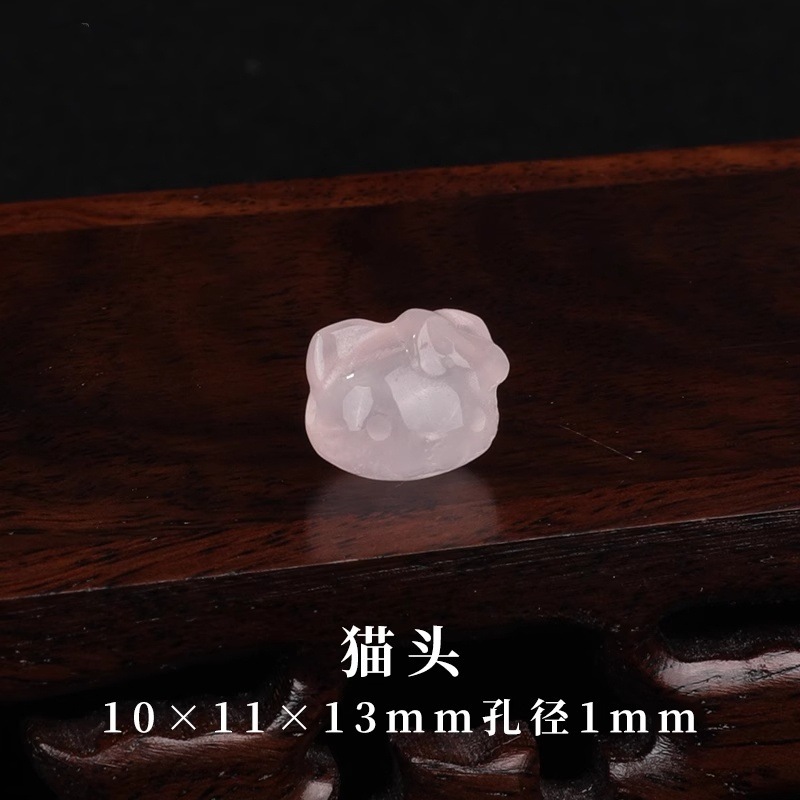 天然水晶アクセサリー 蓮の実型小ペンダント 和田玉小ペンダント飾り 小滴溜手飾りDIYアクセサリー|undefined