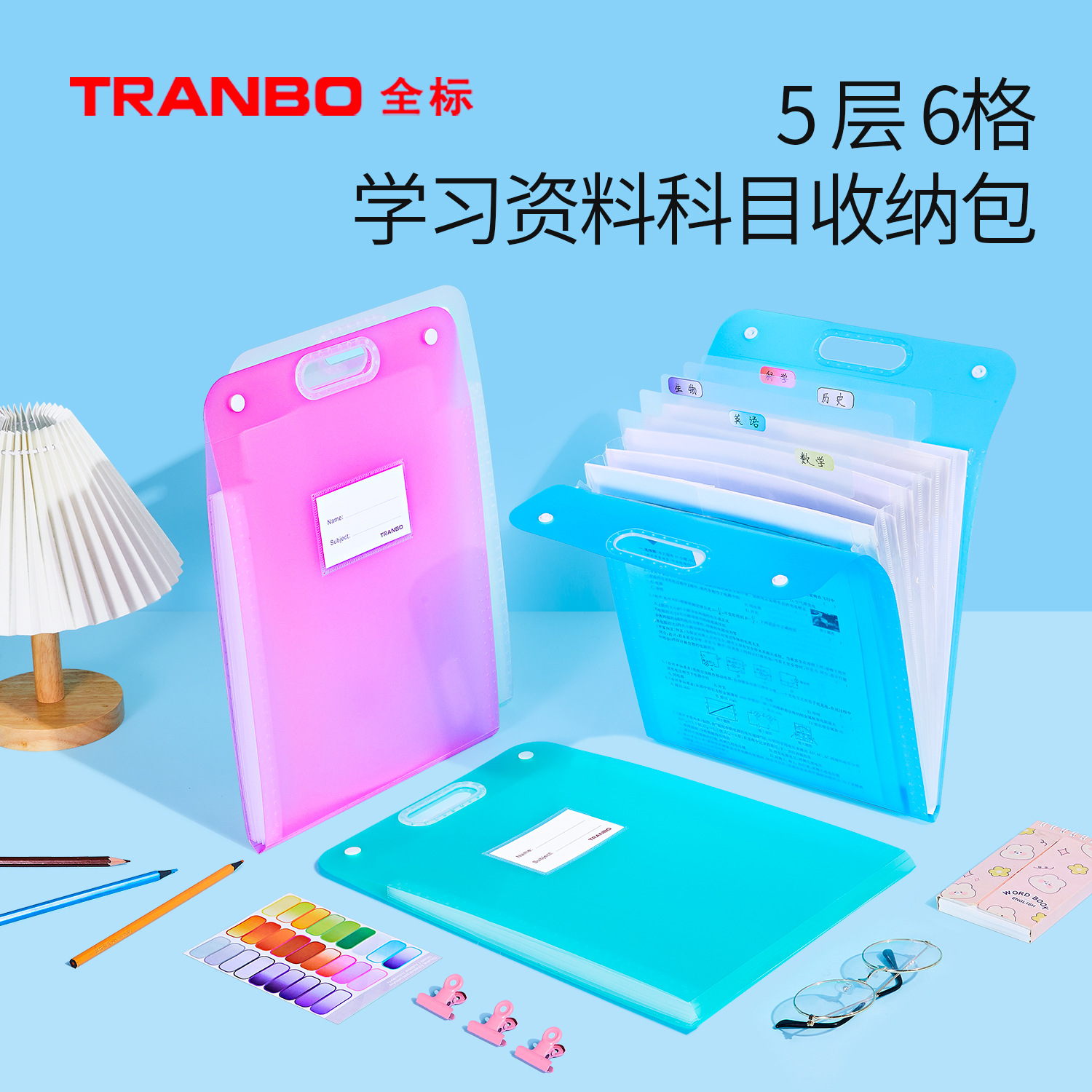 Handheld tape, organ, storage bag, capacious folder, 6 cells
