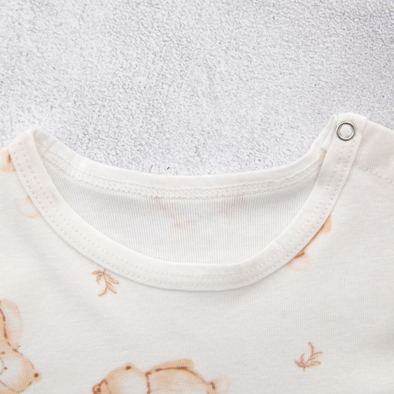 Vaina recién nacido bebé Clase A tocando fondo puro algodón de manga larga mameluco traje Four Seasons mono Estilo nórdico