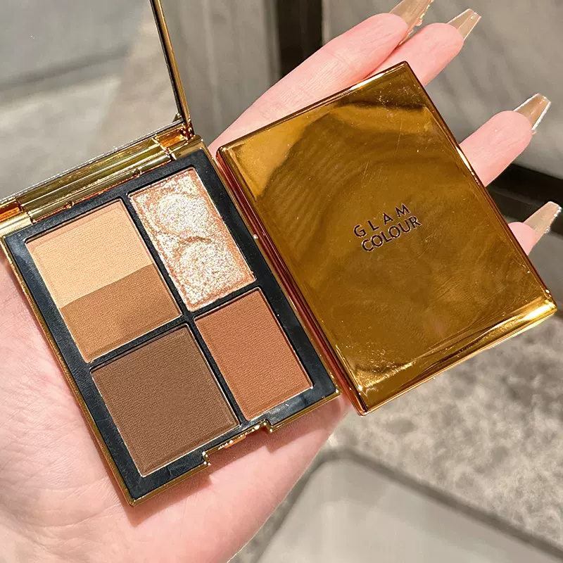 魔法色彩卡片五色眼影哑光珠光清透粉质细腻持久显色自然眼影批发