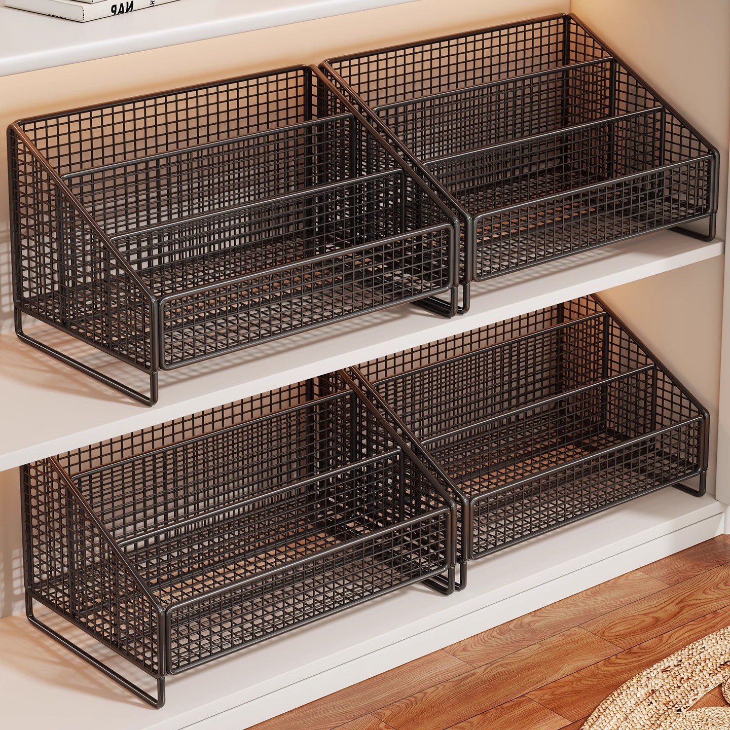 Children's Shoe Rack at the Entrance, Narrow Space Utilization Artifact, Layered Baby Shoe Storage Rack in the Cabinet, Small Shoe Cabinet