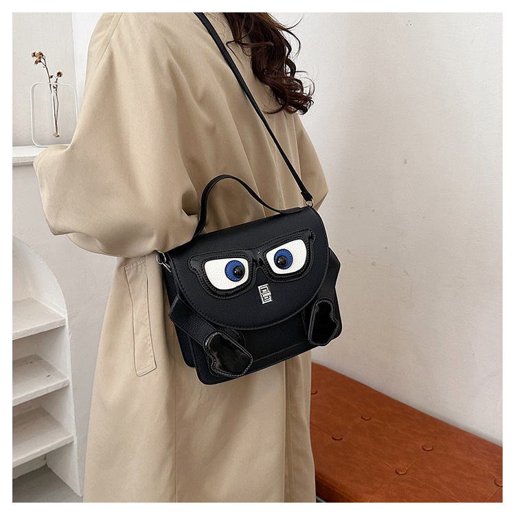 Women's Small Pu Leather Cartoon Character Streetwear Lock Clasp Crossbody Bag display picture 9