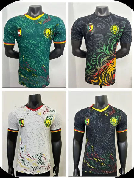 2627 African Cup Cameroon new home and away player football jerseys, popular national team jerseys