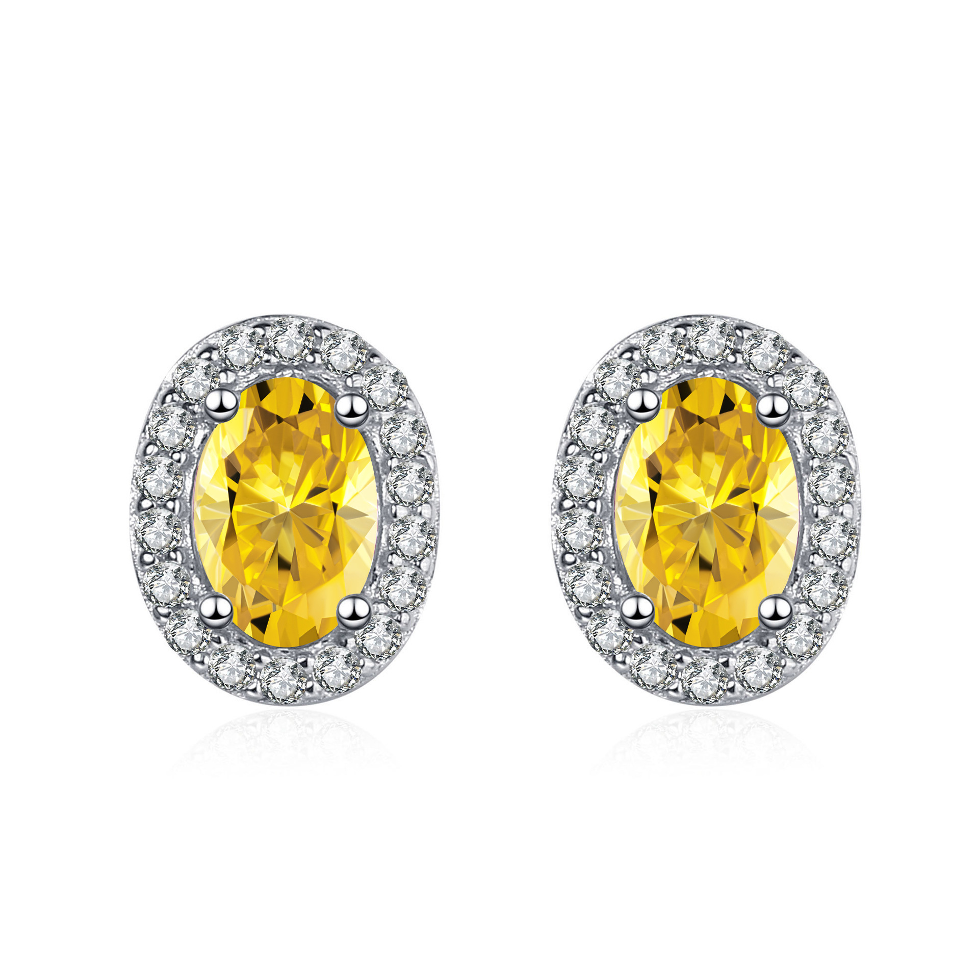 925 plata de diamante dorado color mozanita pernos de piedra oval 1 quilate azul verde pernos de piedra mozanita