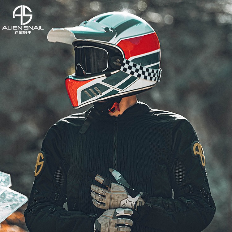 Alien Snail Motorcycle Commuting Racing Suit Summer Men's Breathable Anti-fall Motorcycle Cycling Suit Women's Rider Equipment