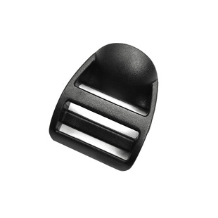 Manufacturer 25mm Black Plastic Backpack Adjustment Buckle Curved Four-Speed Buckle Duckbill-Shaped Curved Ladder Buckle Direct Supply Wholesale