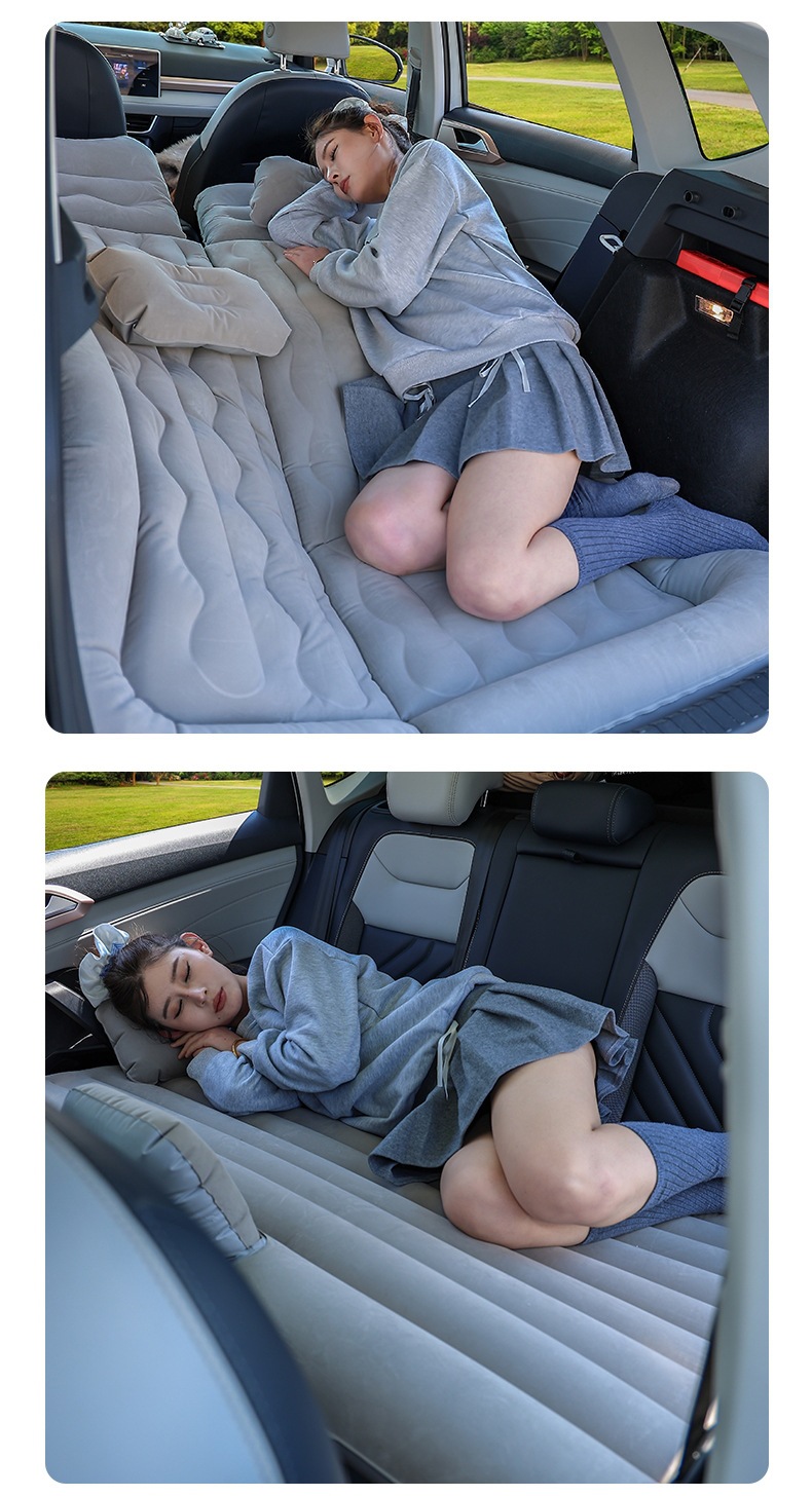 Foreign trade car air mattress, car inflatable mattress, rear seat mattress, travel bed, rear seat sleeping pad, car air bed